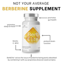 BrocElite BerbElite vegan capsules arranged to suggest plant-based convenience
