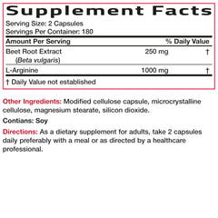 Bronson packaging and serving illustration showing capsules and serving size.