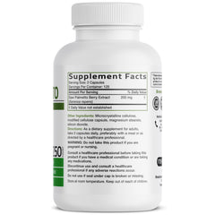 Bronson Saw Palmetto label close-up showing high-potency formula.