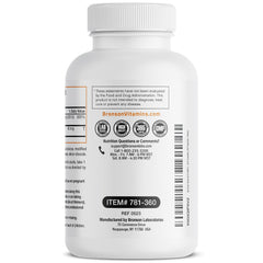 Bronson vitamin k2 d3 non-GMO gluten-free badge signals clean-label.
