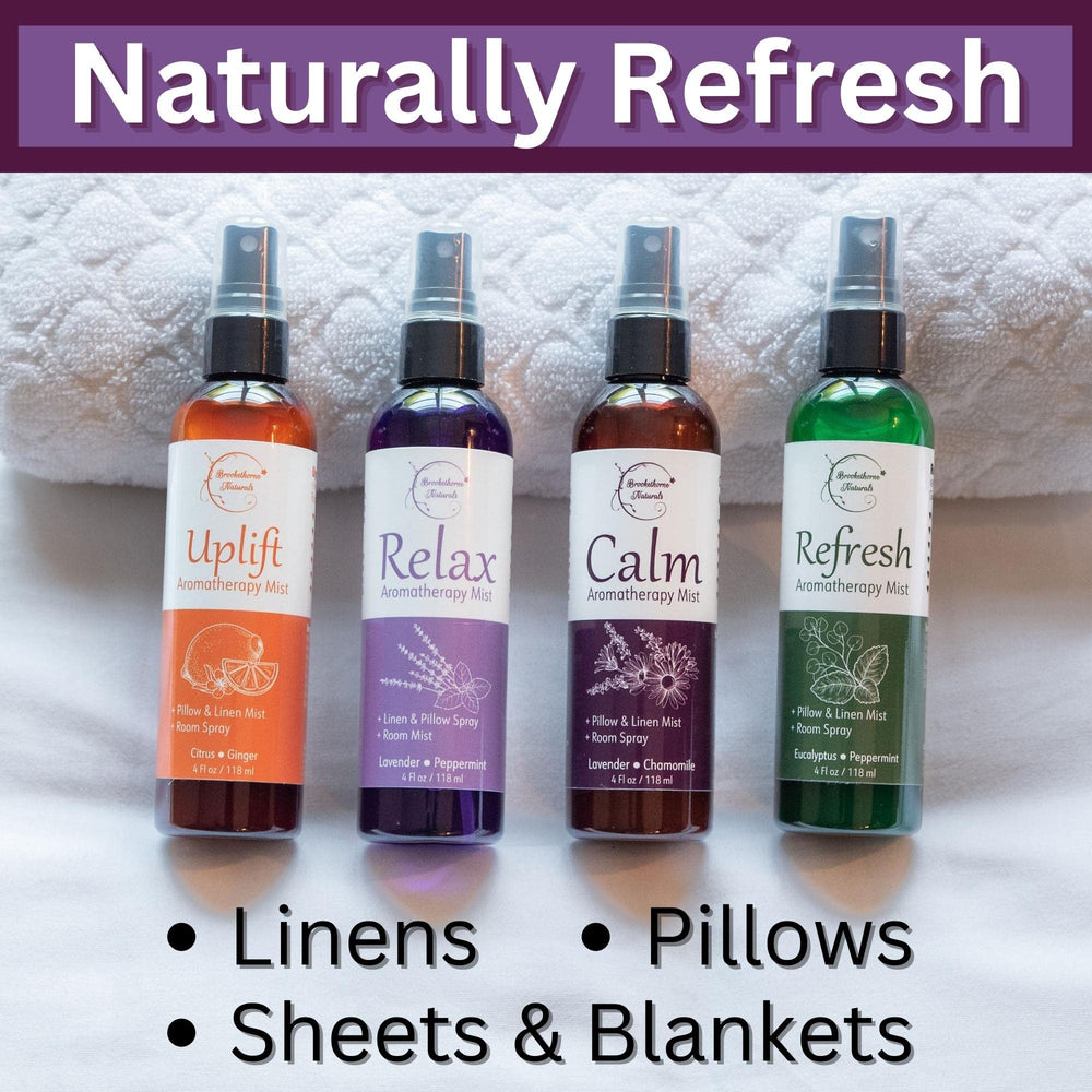 Brookethorne Aromatherapy Mist Calm lavender room spray for quiet spaces and stress relief.