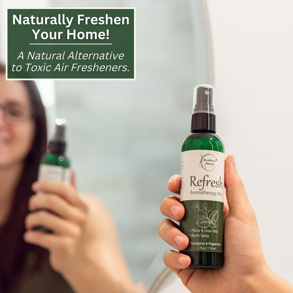 Brookethorne Aromatherapy Mist Linen spray bedding keeps fabrics fresh and inviting.