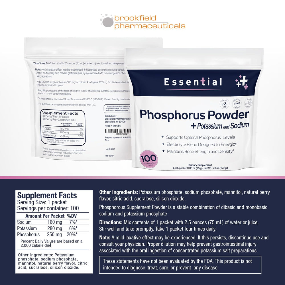 Brookfield Phosphorus Supplements individual packets for easy dosing