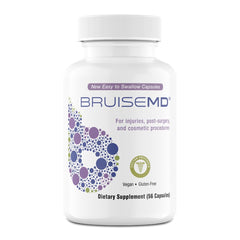 BruiseMD bromelain 500mg bottle highlights high-potency formula for swelling support