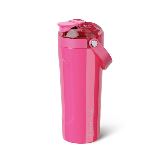 BrüMate MultiShaker with MagFlip lid open for quick access to blends
