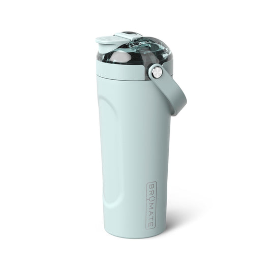 BrüMate MultiShaker with MagFlip lid opens easily for quick add-ins.