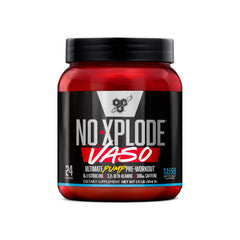 BSN N.O.-XPLODE Vaso pump bottle for intense workouts.