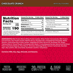 BSN Protein Crisp Bar close-up texture highlights light crunchy bits