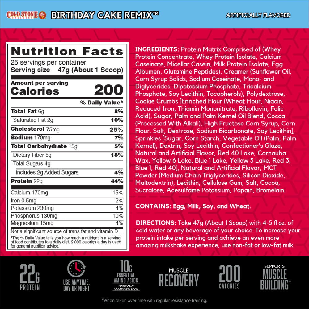 BSN Syntha-6 powder scoop ready for post-workout shakes.