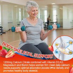 BSSTABBON vegan sugar-free calcium citrate gummies highlight clean formula