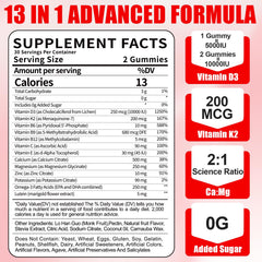 BSSTABBON bottle with nutrition label highlighting high-absorption D3 K2.