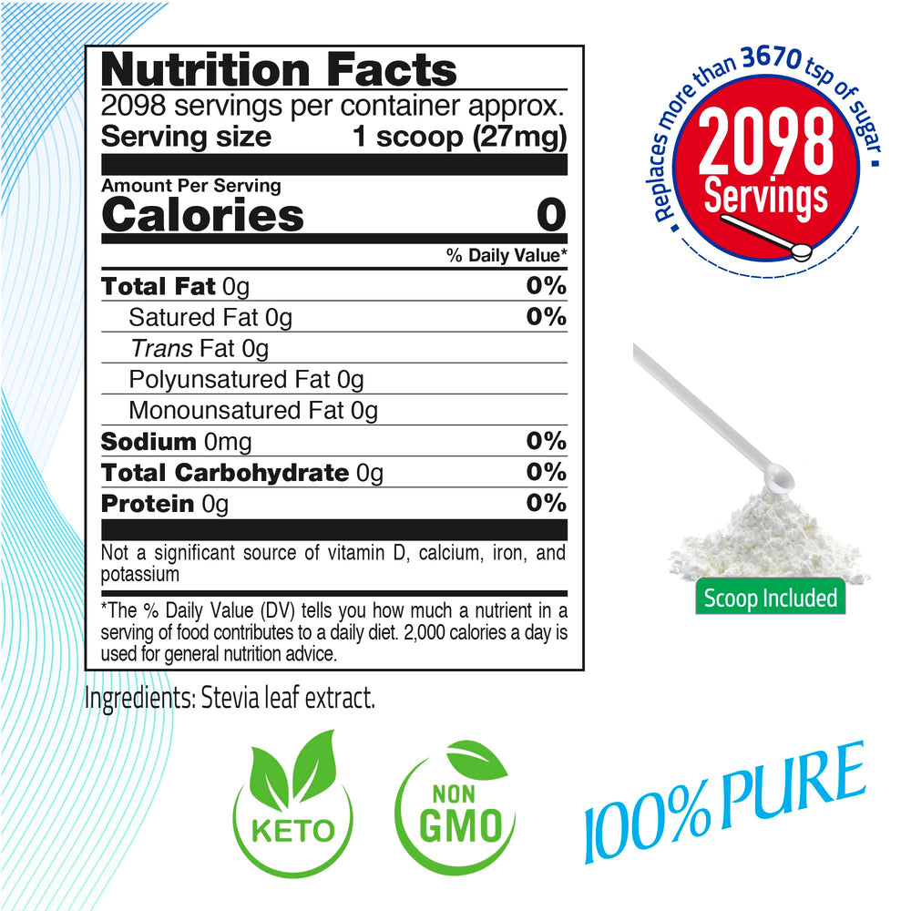 Water-only extraction process for BSweetBNatural stevia powder