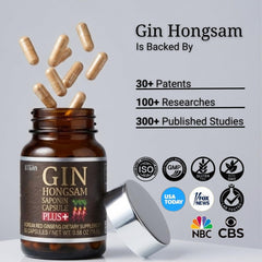 BTGIN Gin Hongsam capsules in morning routine scene