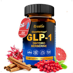 Bualle GlucoVantage DHB bottle front showing label and design