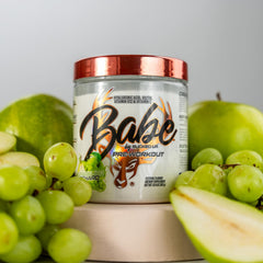Bucked Up Babe biotin and B12 packaging emphasizing health support for hair and nails
