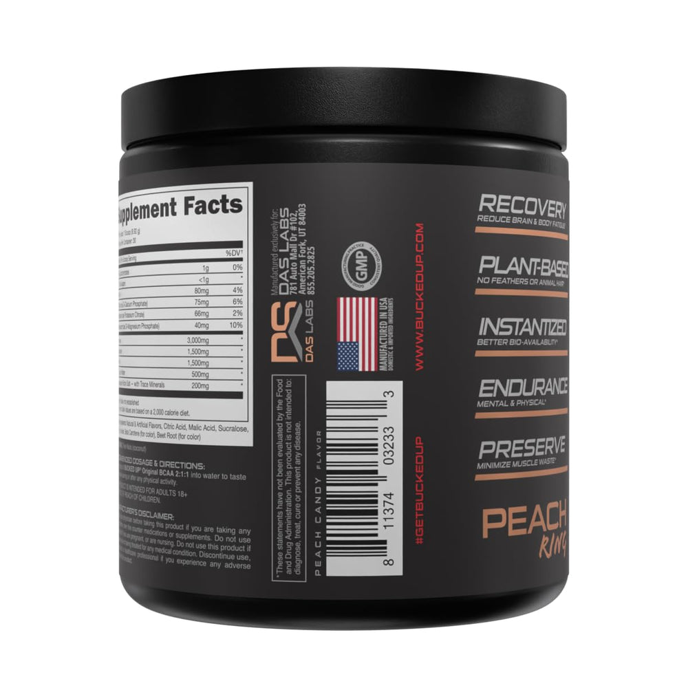 Shaker with Bucked Up BCAA powder ready to fuel training.