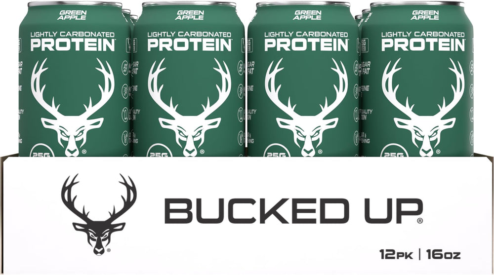 Bucked Up gym bag-friendly can for on-the-go hydration during workouts