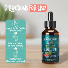 Premium non-GMO ingredients label on BUCKLEBURY kid formula