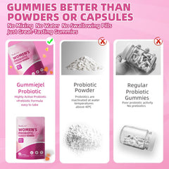 Illustration of vaginal health balance from probiotic ingredients.