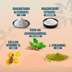 Calma watermelon-lime powder scoop ready for a soothing daily ritual.