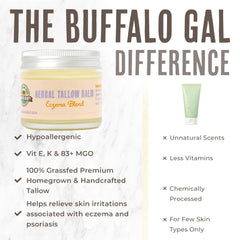 Buffalo Gal Lab-tested tallow fatty acids profile emphasizes moisture support
