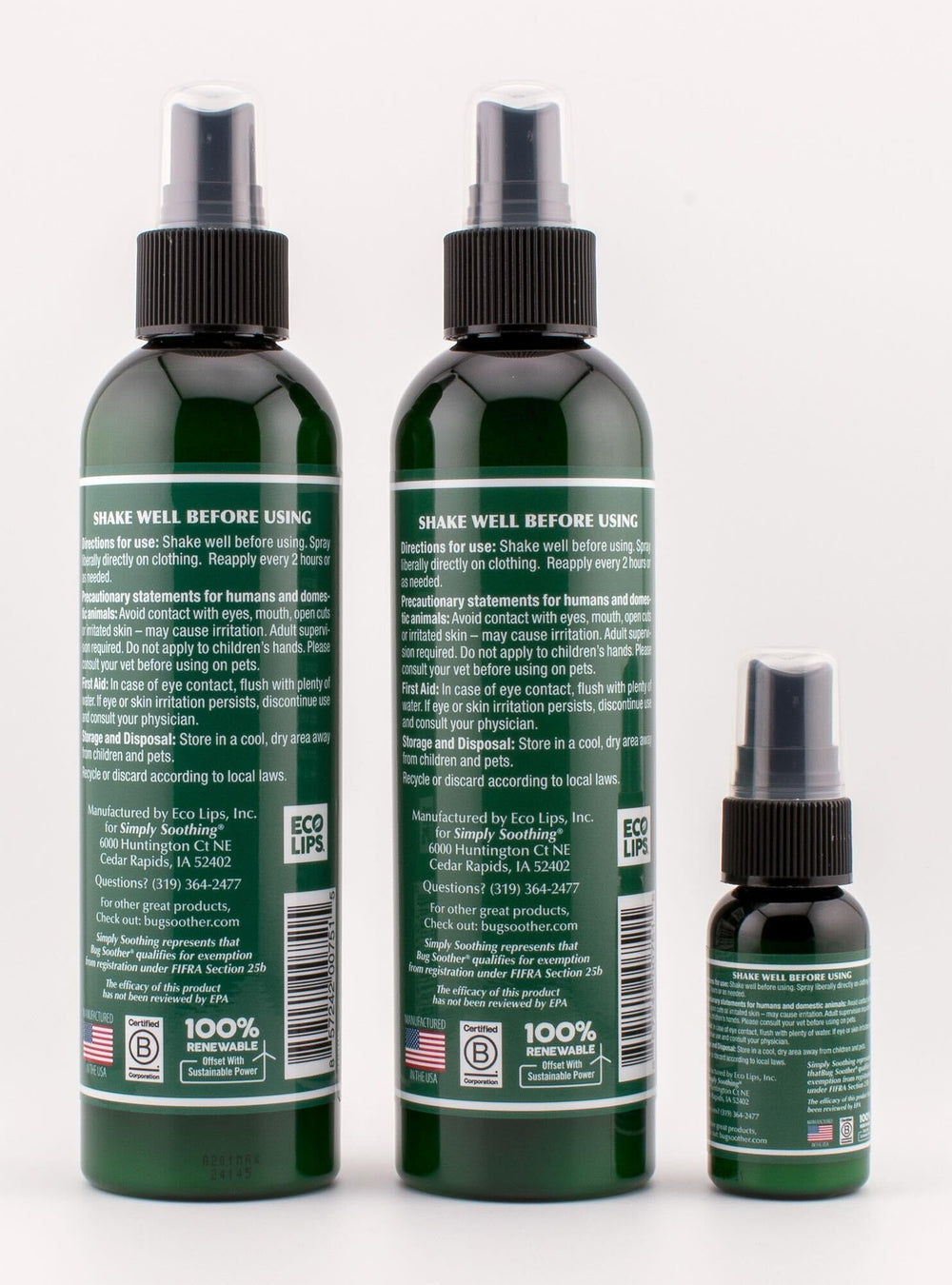 Bug Soother MAX made-in-usa badge communicates domestic production and trusted quality.