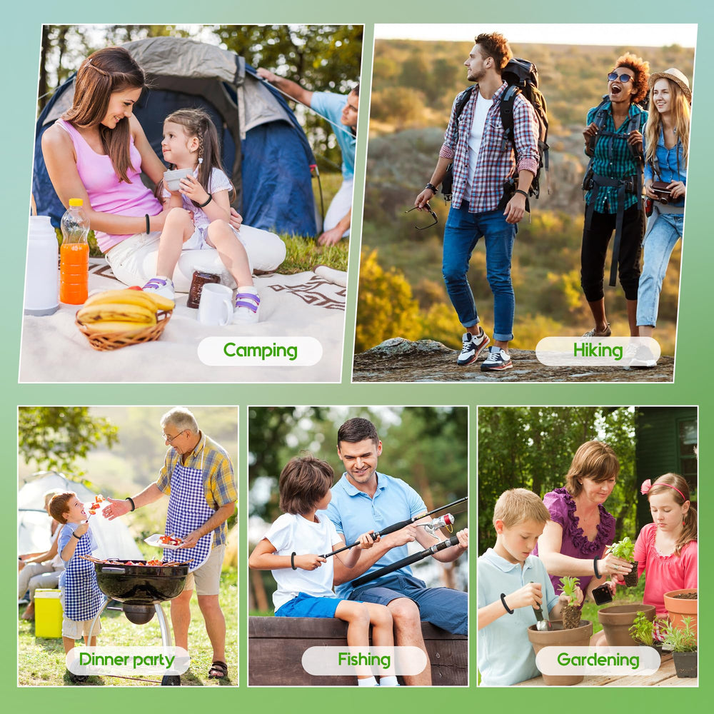 BuggyBands comfortable memory steel band fits kids and adults.