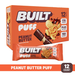 Built Bar Puff energizing snack pack for busy days