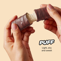 Built Bar Puff smooth texture with no chalky aftertaste