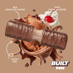 Built Bar Puff marshmallow-like texture delivers a satisfying bite.