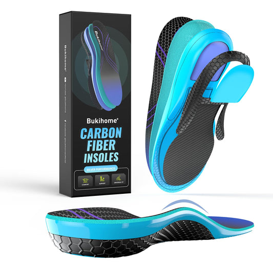 Bukihome carbon fiber insole full-length support for daily comfort