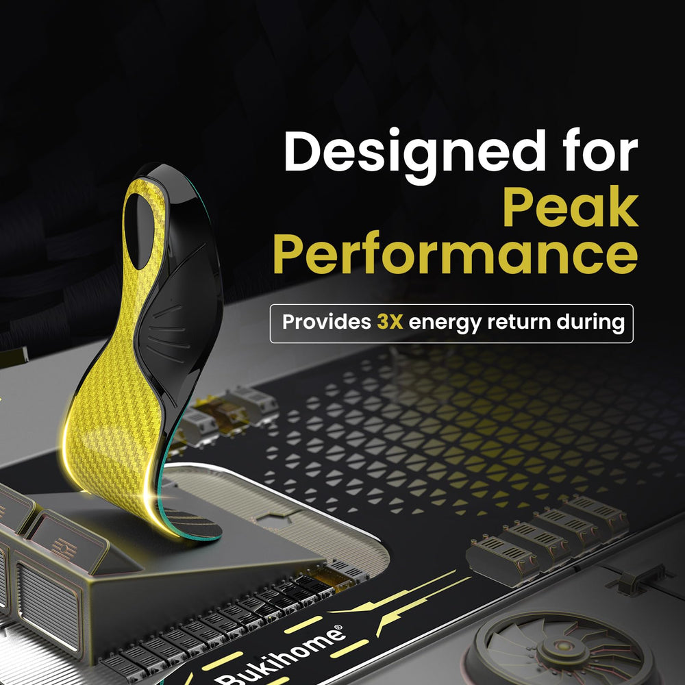 Bukihome insoles with trim-to-fit design adapt to sneakers and casual shoes.