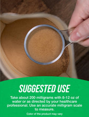 BulkSupplements Ginkgo Biloba Powder lab-testing badge signals quality verification.