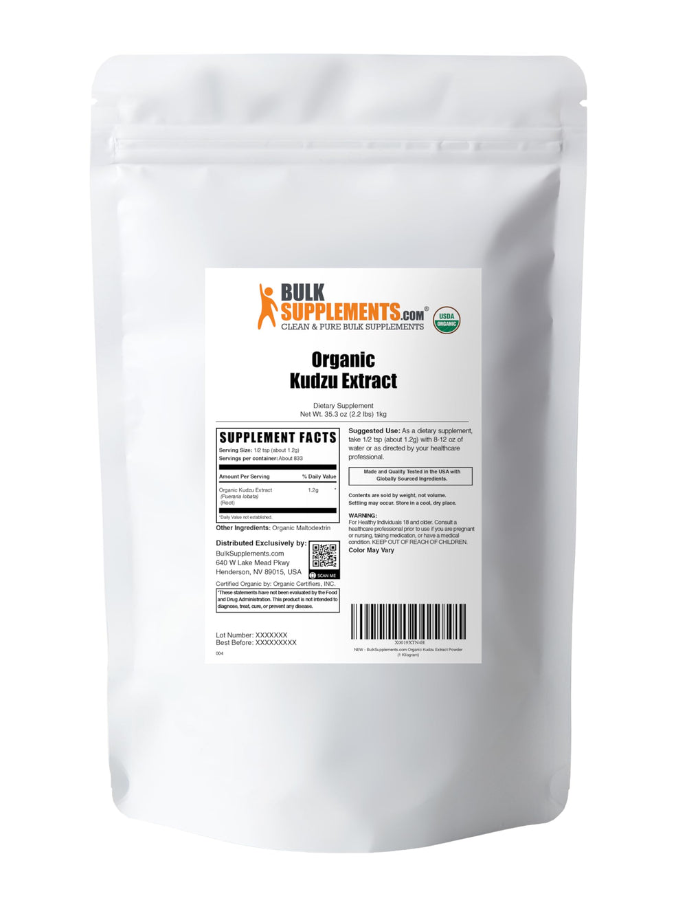 Dispensing Kudzu Root Extract powder for quick use in routines