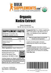 Kudzu Root Extract powder in glass with beverage option