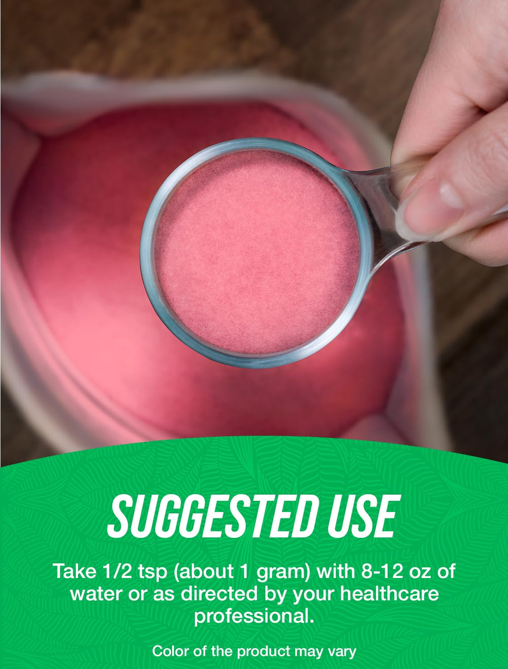 BulkSupplements Goji Berry Powder in a bowl illustrating versatile kitchen use.