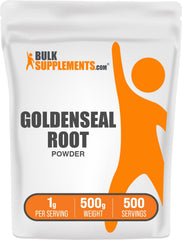 BulkSupplements Goldenseal Powder bottle for daily vegan, gluten-free wellness