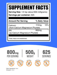BulkSupplements IP6 powder pour showing easy measurement for consistent daily servings