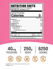 BulkSupplements Stevia Extract Powder measuring scoop ready for precise sweetness