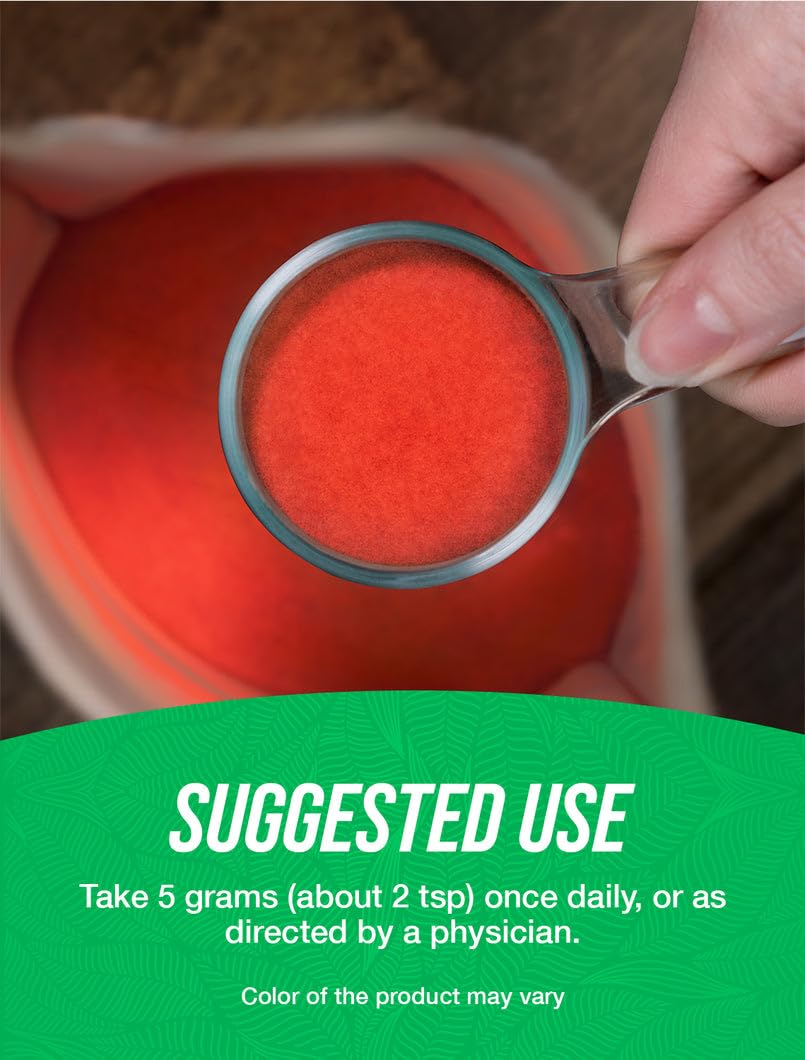 BulkSupplements Tomato Powder scoop ready for precise 5g servings.
