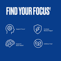Bulletproof Clarity + Focus capsules arranged for daily focus and alertness.