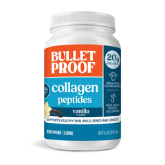 Bulletproof Vanilla Collagen Powder bottle shows daily protein source