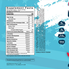BullFit Pina Coolada ready-to-mix serving promotes focus and sustained energy during workouts.
