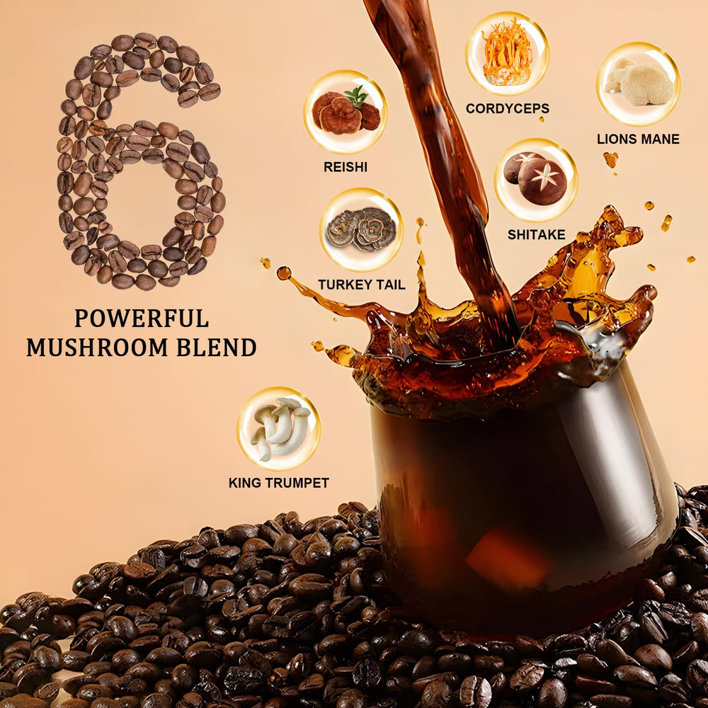 Bunkell Mushroom Coffee cup-steaming scene for a nourishing morning ritual.