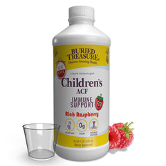 Buried Treasure Children’s ACF Dose bottle with kid-friendly dosing.