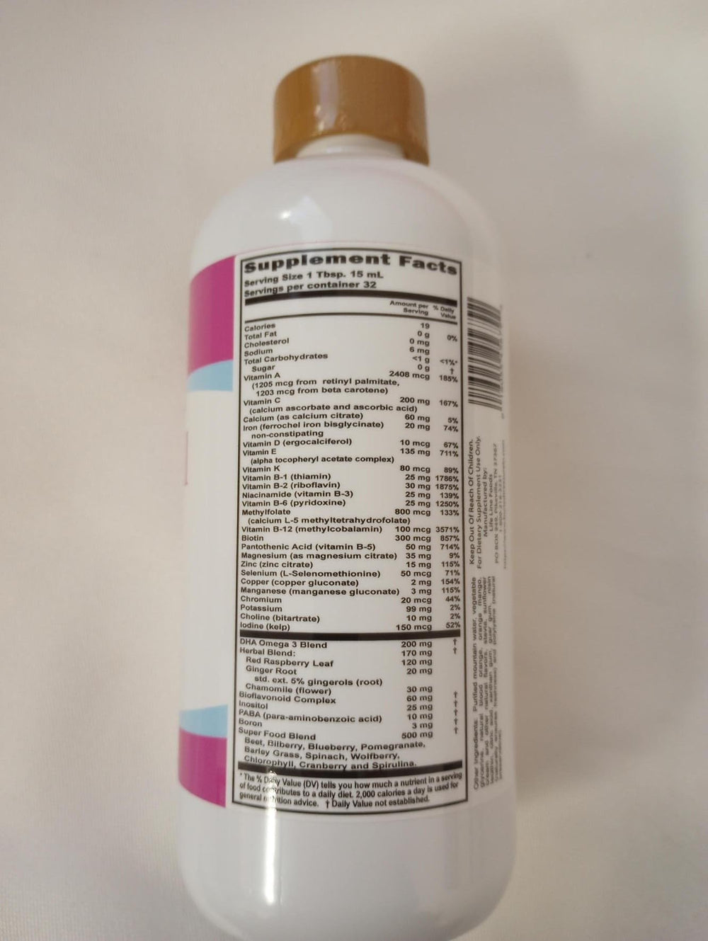 Buried Treasure Prenatal Plus DHA plant-based DHA supports maternal nutrition during pregnancy.