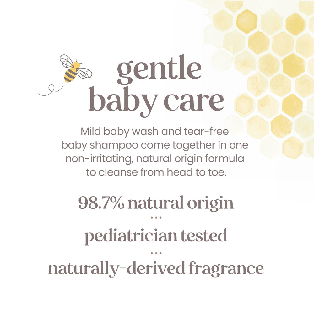 Leaping Bunny certified Burt's Bees Baby Bubble Bath eco-friendly packaging