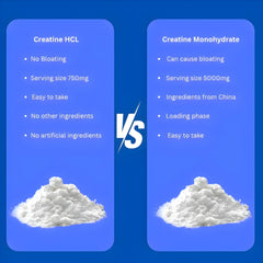 Creatine HCL powder in a shaker during training for strength endurance