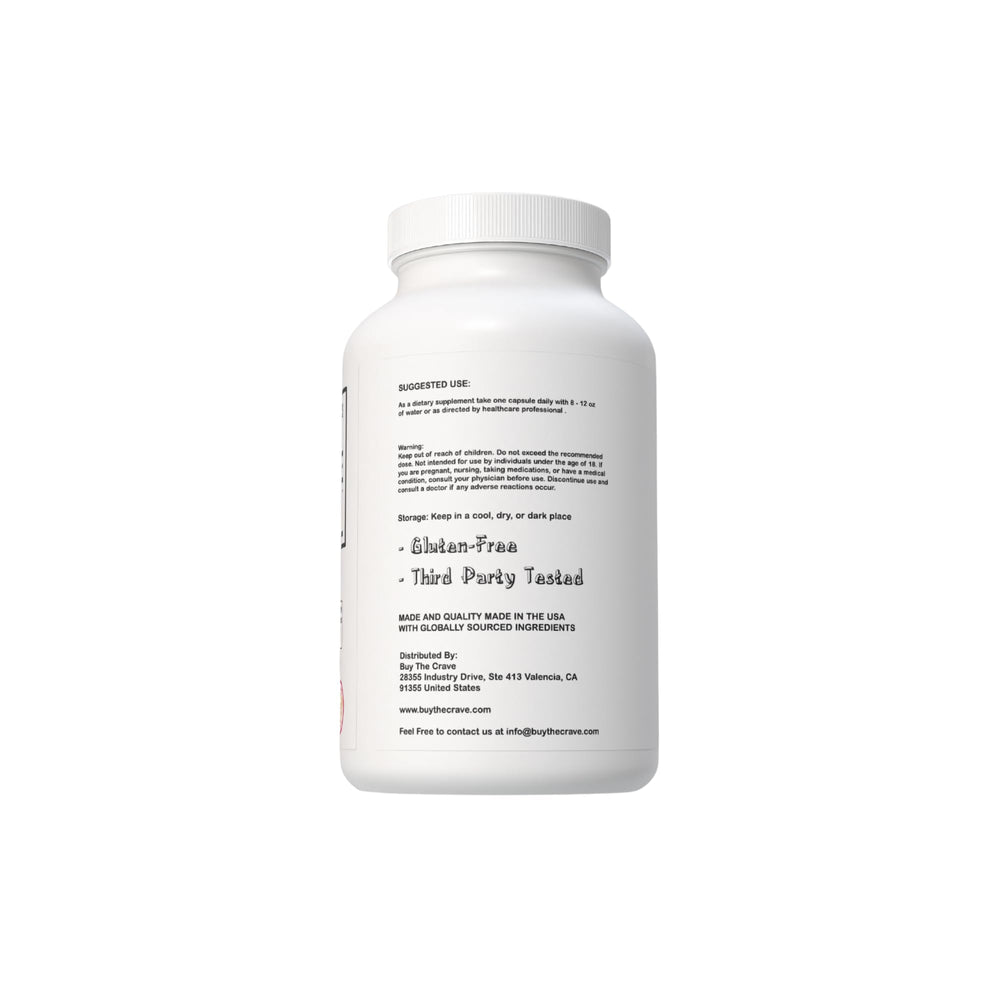 Buy The Crave Melatonin 60mg label details ensure consistent dosing.