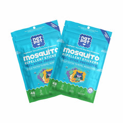 BuzzPatch mosquito patch kids pack with colorful designs for kid-friendly, plant-based protection